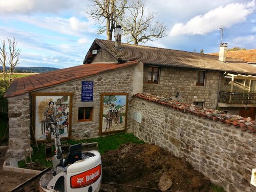 Casa onde nasceu São Marcelino Champagnat, em 20 de maio de 1789, no povoado de Rosey, cidade de Marlhes, França